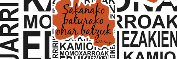 Sakanako Batua | Taller sobre el euskera batua de Sakana
