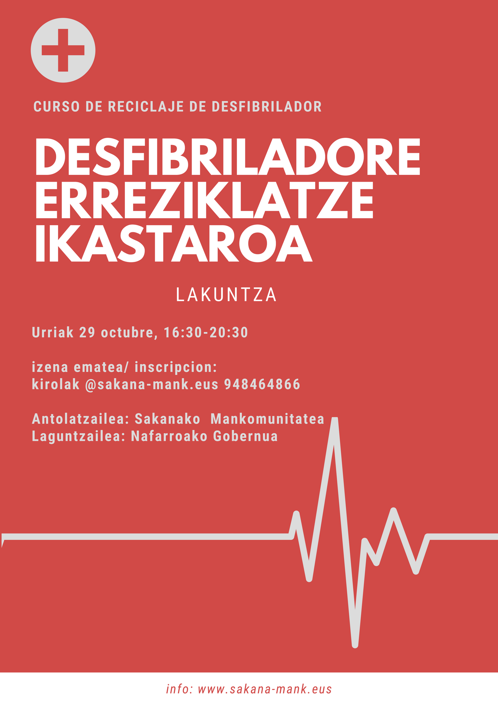 Desfibriladore erreziklatze ikastaroa