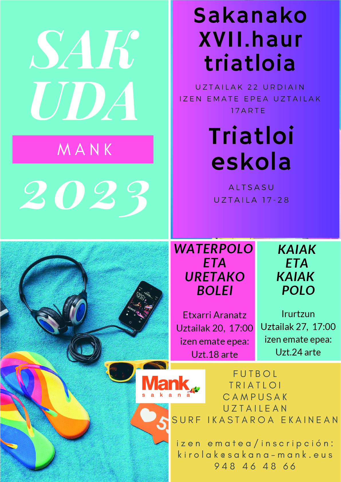 SAK UDA MANK 2023 | UDAKO SAKANAKO KIROL JARDUERAK